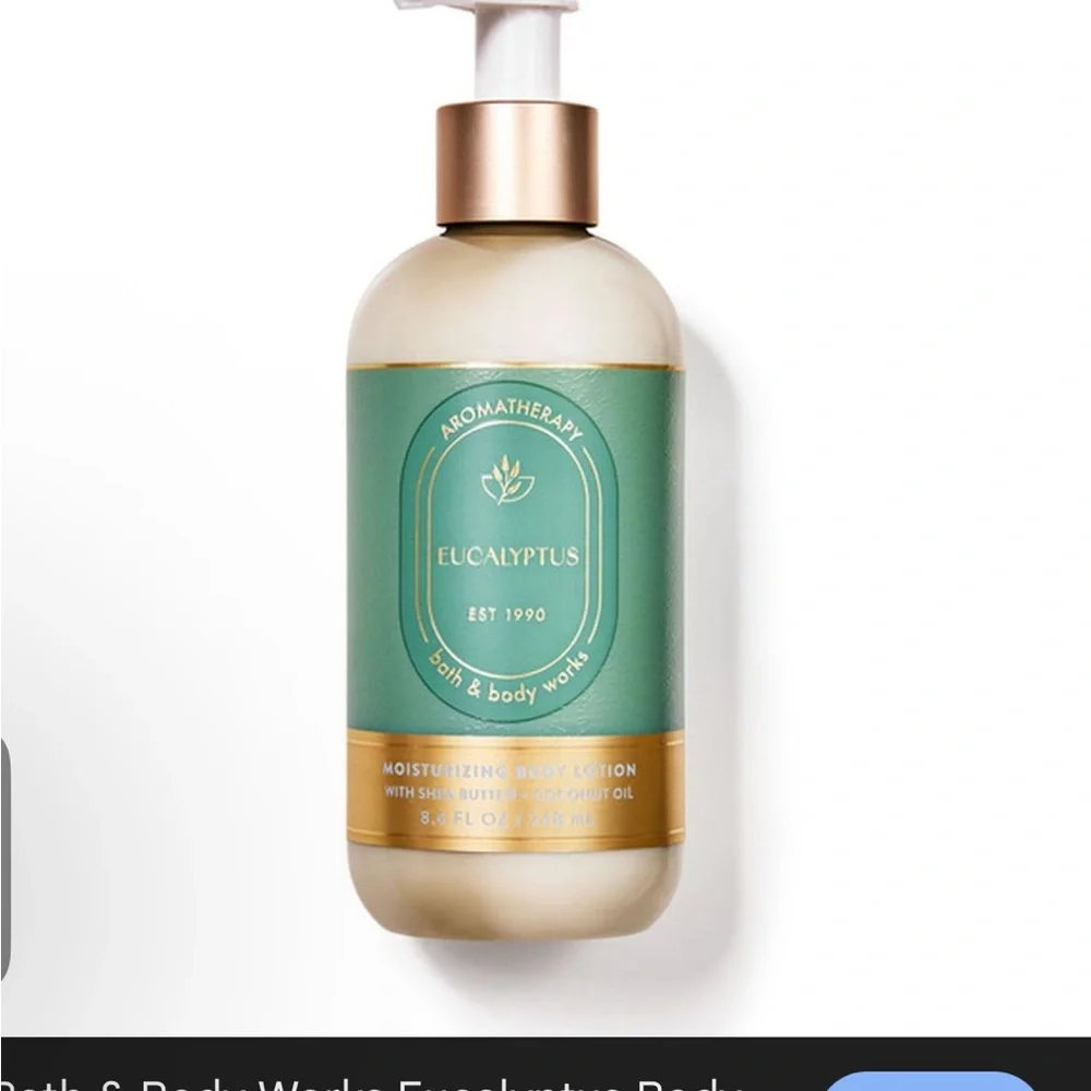 Bath & Body Works 8.4oz Eucalyptus Aromatherapy Lotion